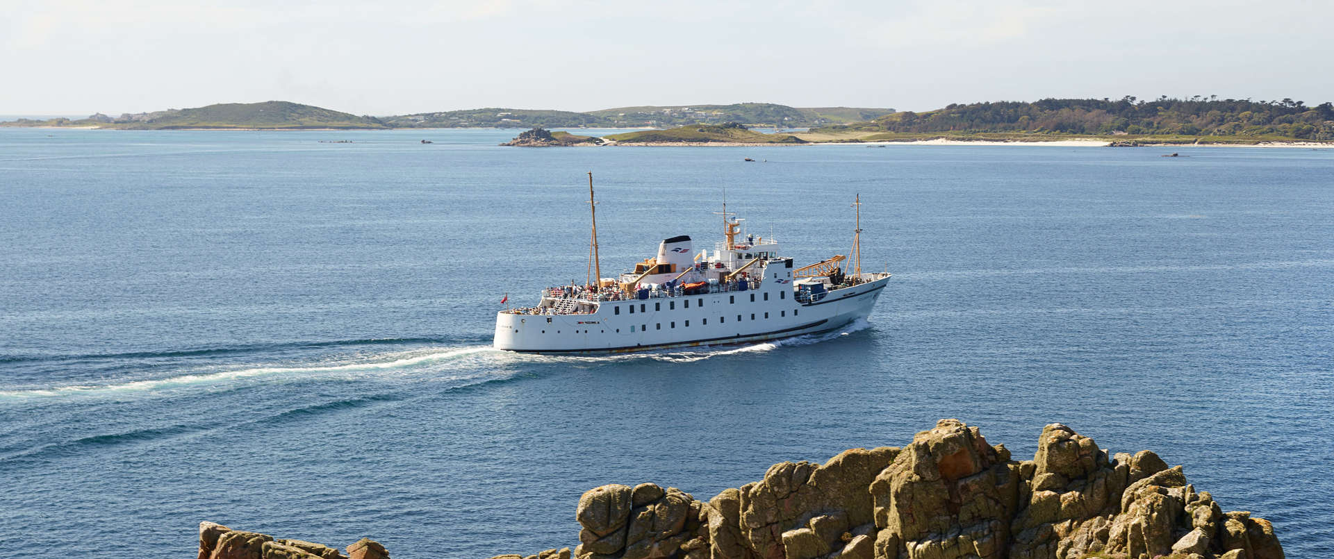 Sail to the Isles of Scilly on the Scillonian III passenger ferry