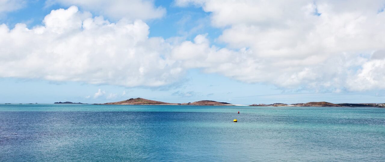 view of the off islands in spring - Isles of Scilly