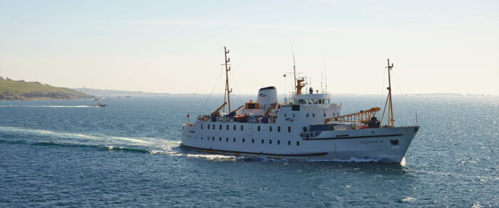 Scillonian III departing from St Mary's - Isles of Scilly Travel