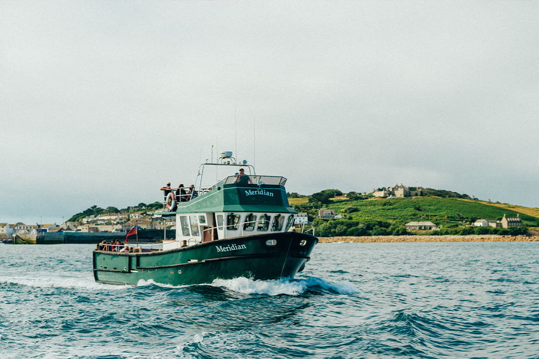 Green inter island boat, Isles of Scilly Travel