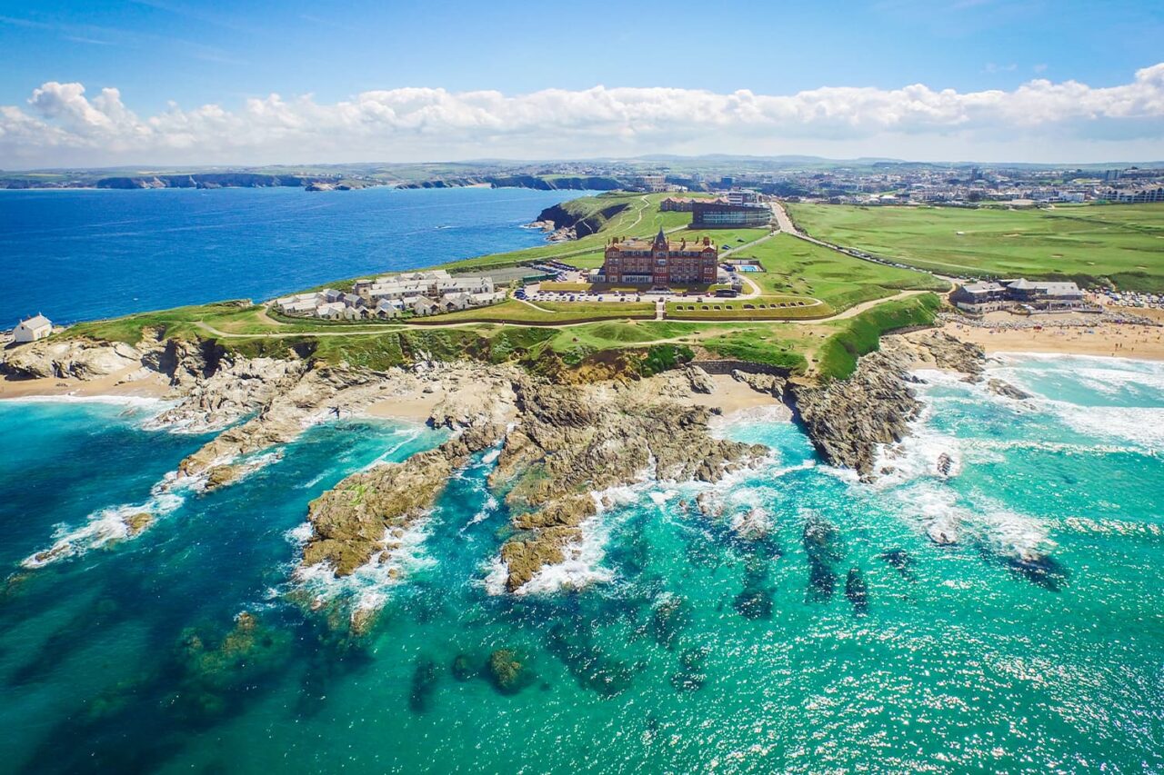 The Headland Hotel in Newquay, Cornwall