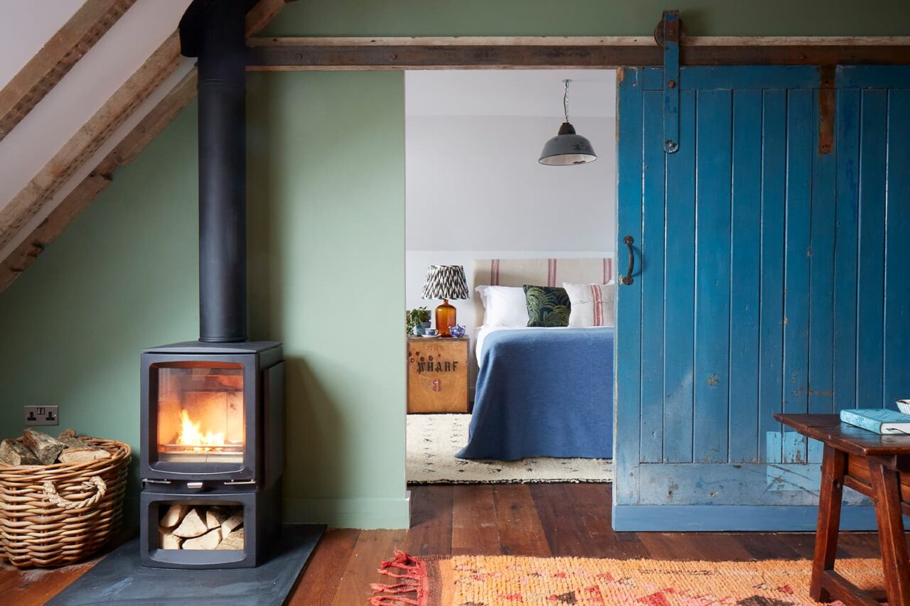 A room at the Artist Residence in Penzance, Cornwall