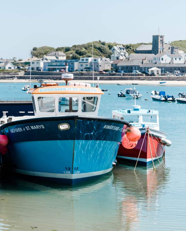 Tripper Boat in St. Mary's Harbour, Isles of Scilly