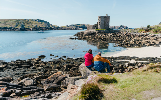 Cromwell Castle in Autumn - Tresco, Isles of Scilly
