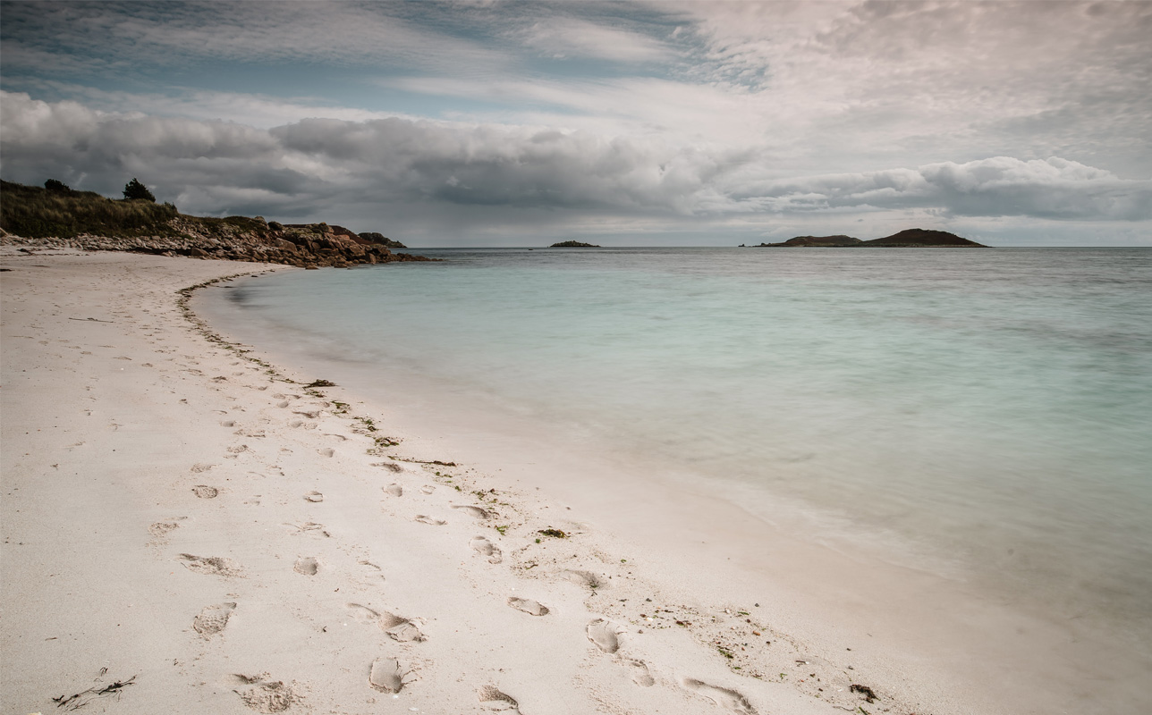 Par Beach, St. Martin's on the Isles of Scilly in autumn