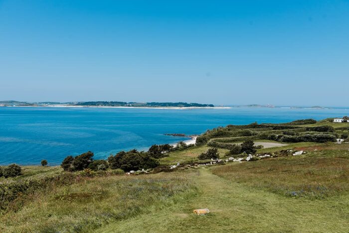 view from Bants Carn and Halangy Down Ancient Village, St Mary's, Isles of Scilly