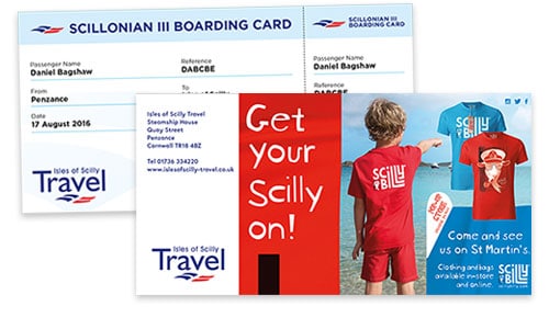 Advertise on Scillonian Boarding Pass
