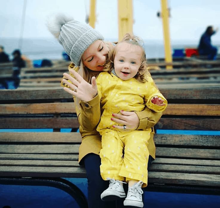 Mother and daughter on Scillonian III