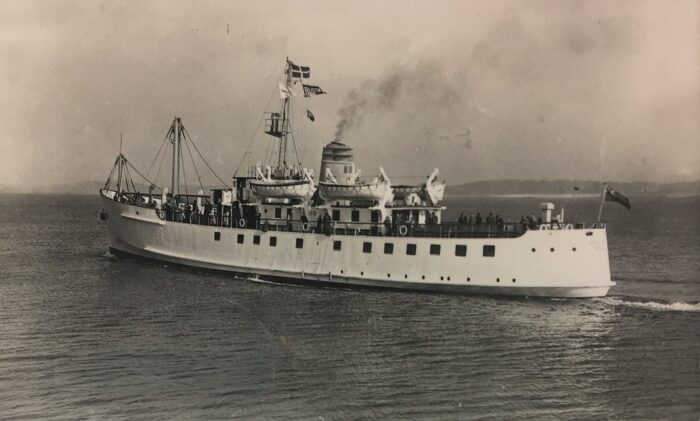 Scillonian in her traditional white colour