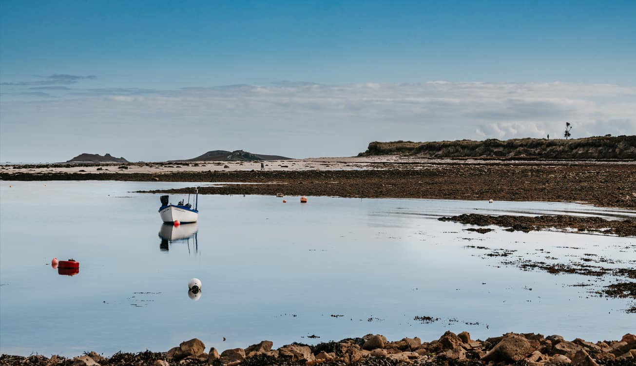 Tranquil Autumnsea view, St Mary's, Isles of Scilly
