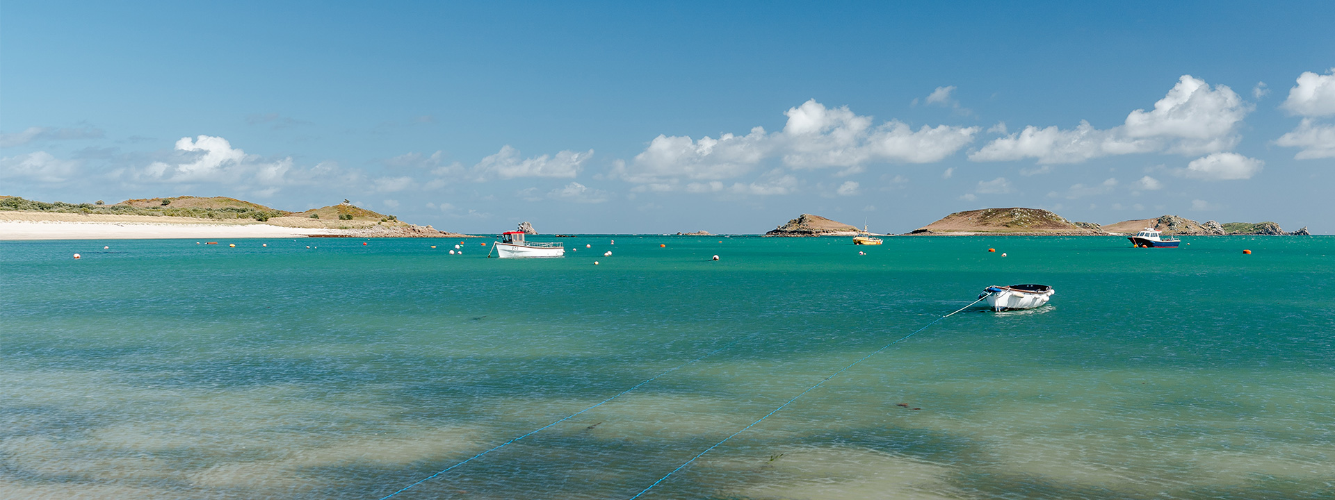 St Martin's sea view of Eastern Isles, Scilly in spring
