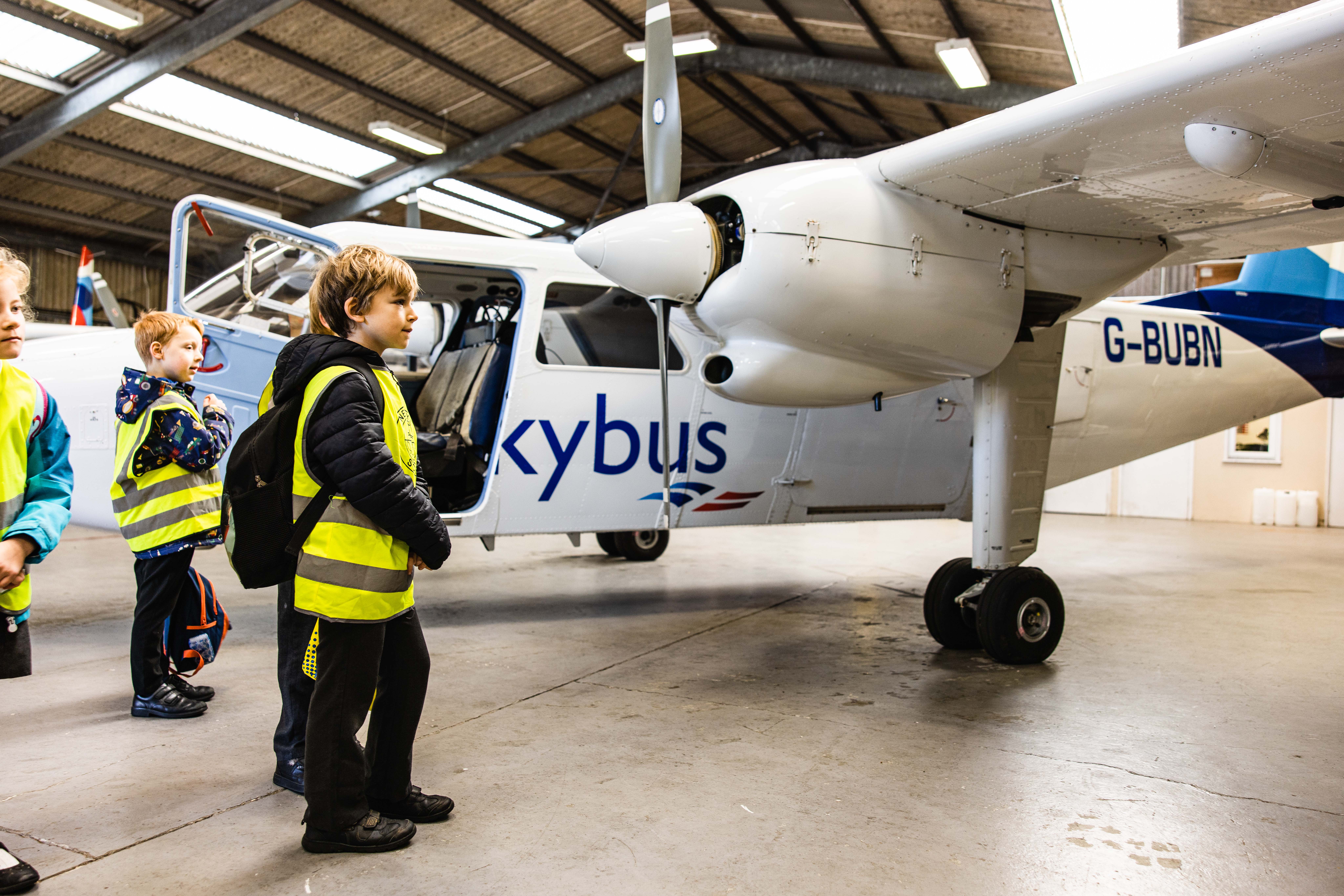 Newlyn Primary School Visit to Land's End Airport November 2021