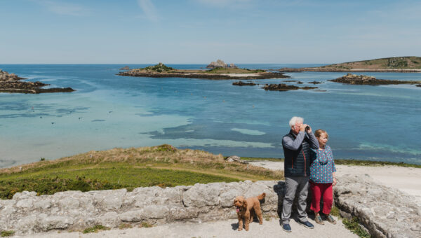 Dogs on the Isles of Scilly - island views