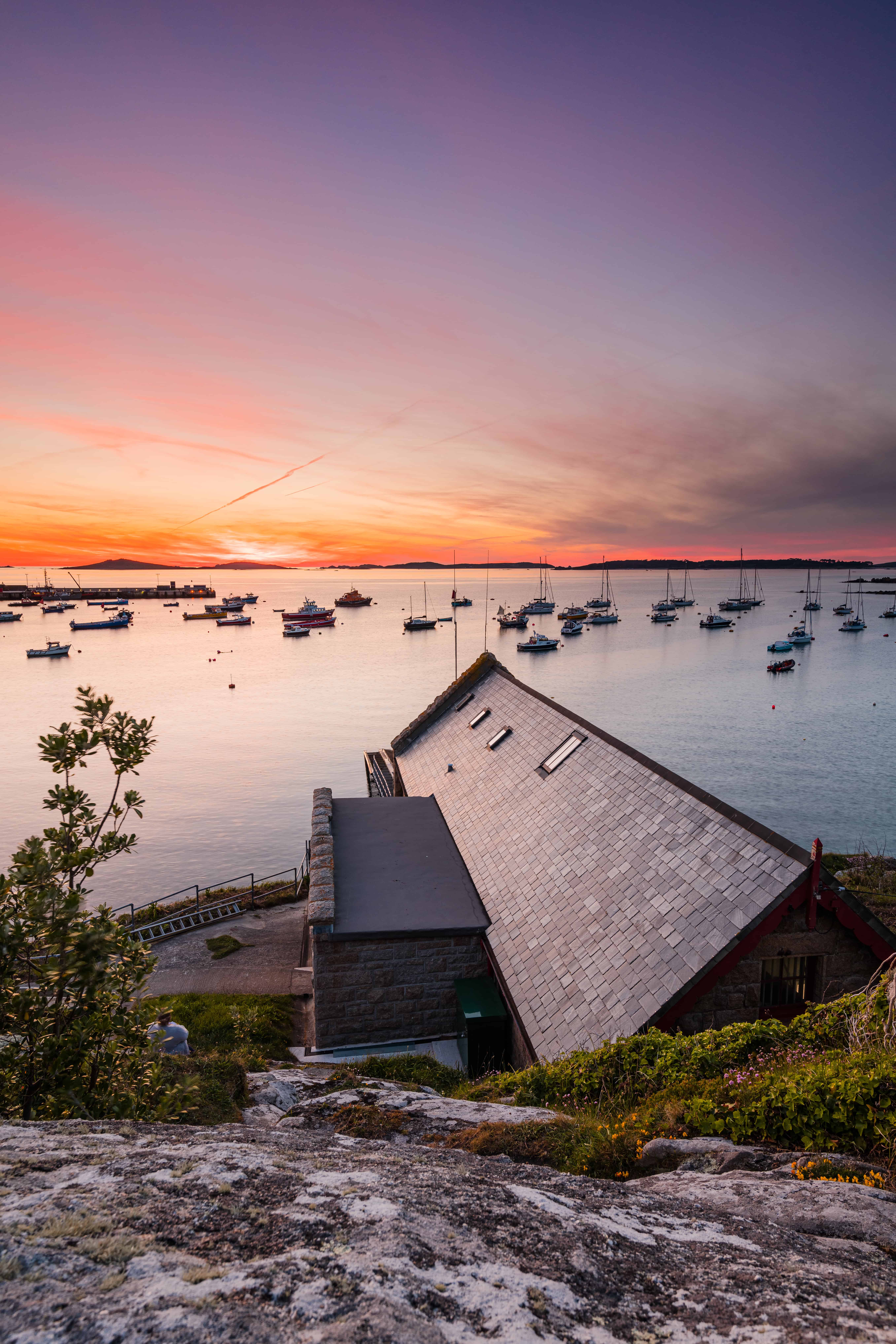 St Mary's Harbour at Sunset - Isles of Scilly