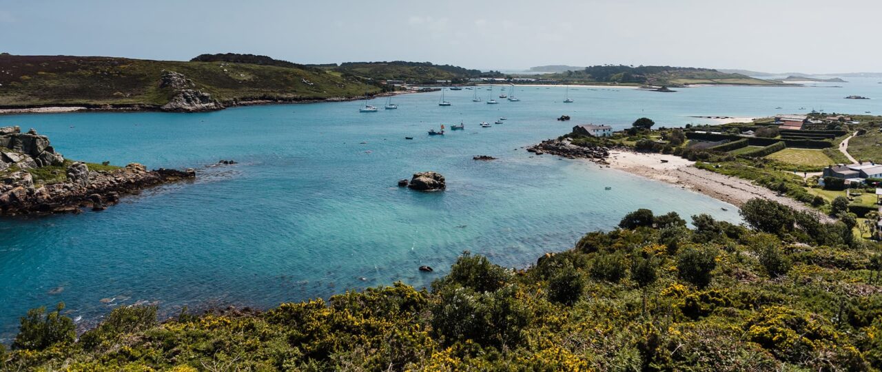 view from Watch Hill, Bryher - Isles of Scilly