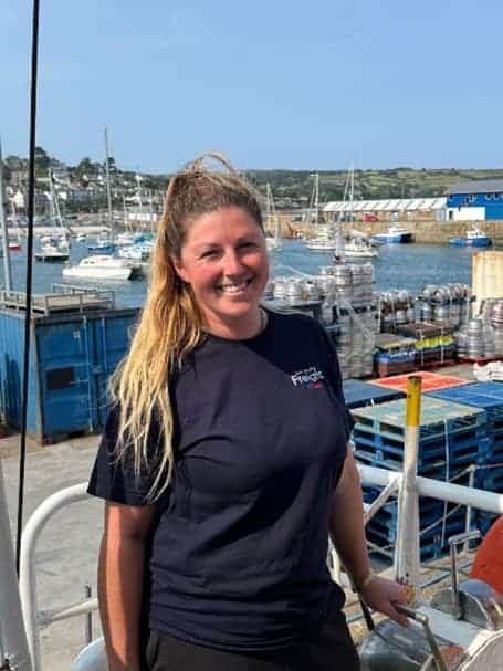 Jessie Boulton, chief mate on Gry Maritha