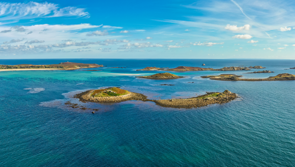 Paddle to the uninhabited Eastern Isles from St Martin's, Isles of Scilly