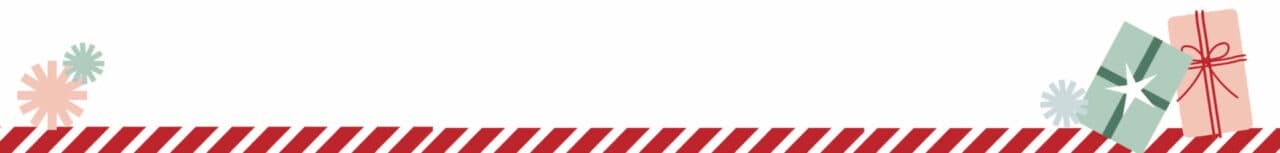 Christmas page footer