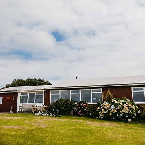 The clubhouse on St Mary's, Isles of Scilly