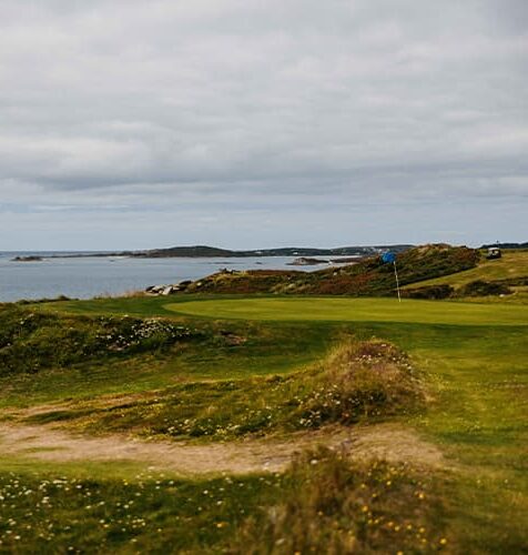island views from the golf course on St Mary's, Isles of Scilly
