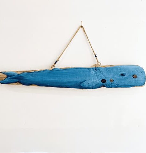 Driftwork artwork painting of a whale by Gemma Pearce