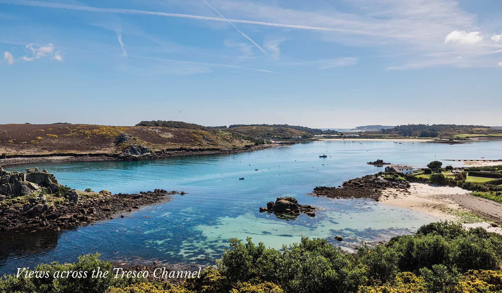 View across the Tresco Channel from Bryher - Isles of Scilly