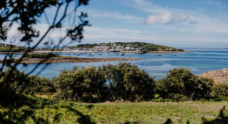 view of st mary's harbour, Isles of Scilly