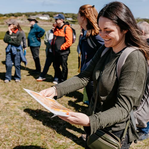 Guided walk around Bryher passing around historic items from shipwrecks
