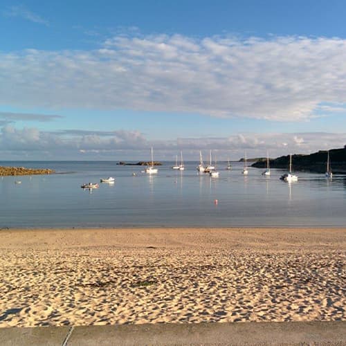 view of Porthcressa beach, St mary's