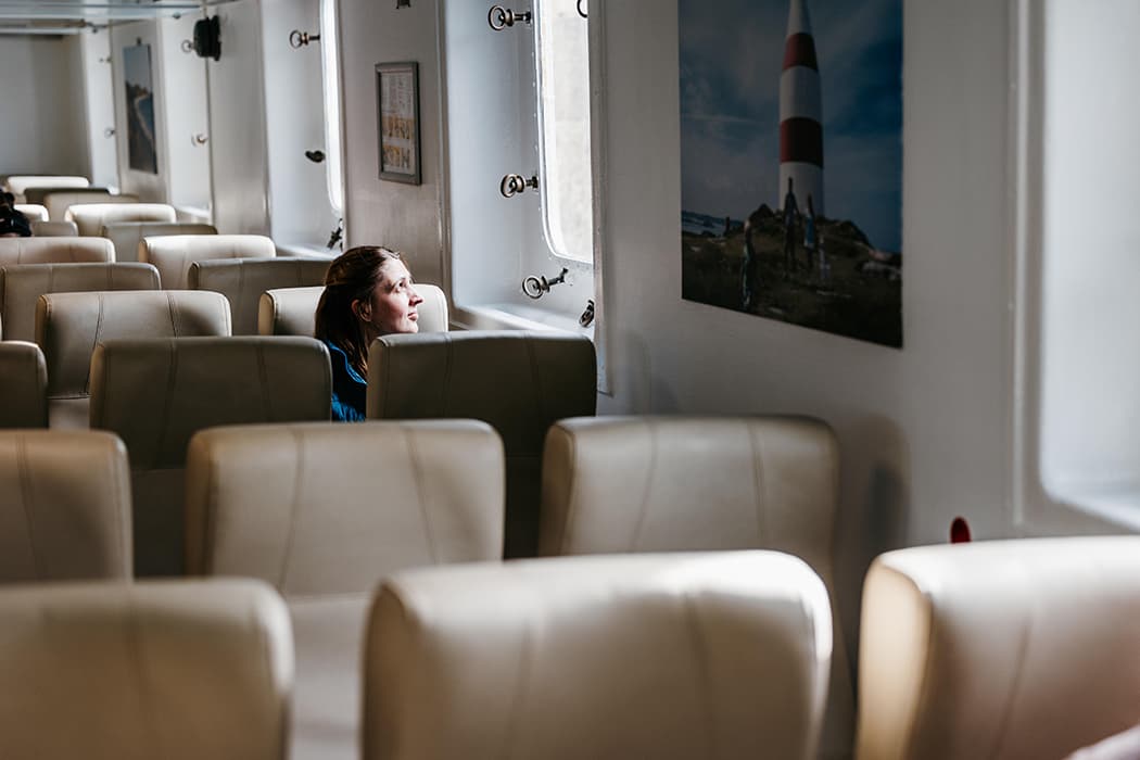 passenger lounge on Scillonian III
