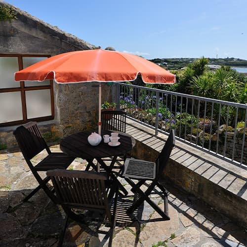 Seaways Farm Holiday Homes - Barley house, outside area - St Mary's