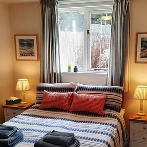 Bedroom, Smugglers Cottage,self-catering, St Agnes, Isles of Scilly