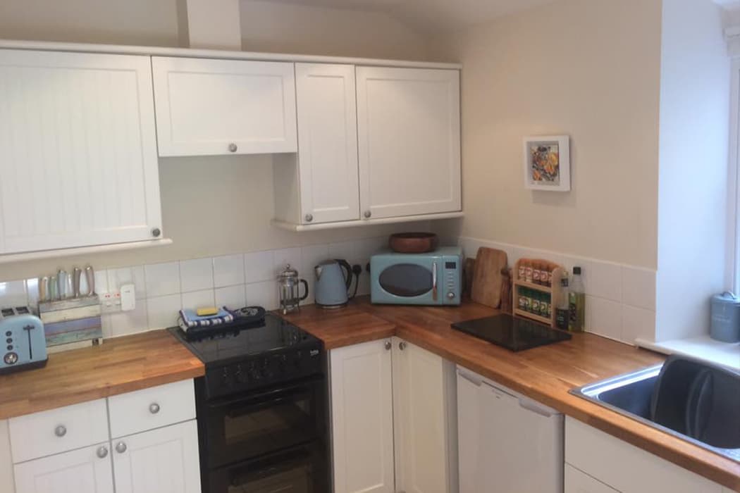 Kitchen, Smugglers Cottage,self-catering, St Agnes, Isles of Scilly