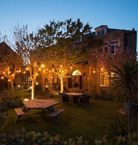 St Mary's Hall Hotel at Dusk, Isles of Scilly