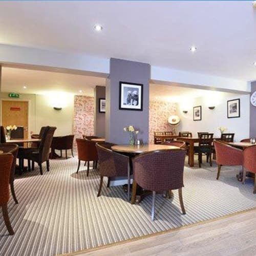 Bar seating area, St Mary's Hall Hotel, Isles of Scilly