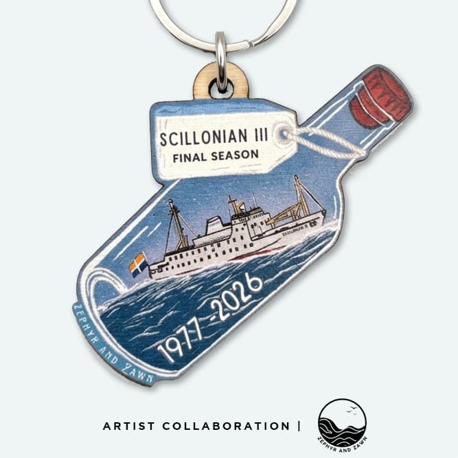 Scillonian III commemorative keyring
