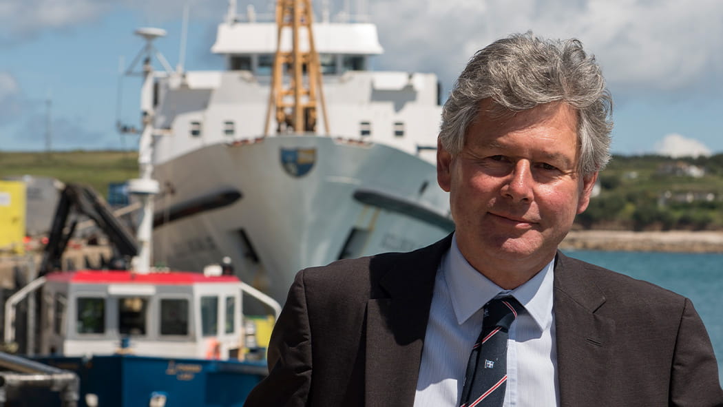 Andrew May, former Isles of Scilly Steamship Group Chairman