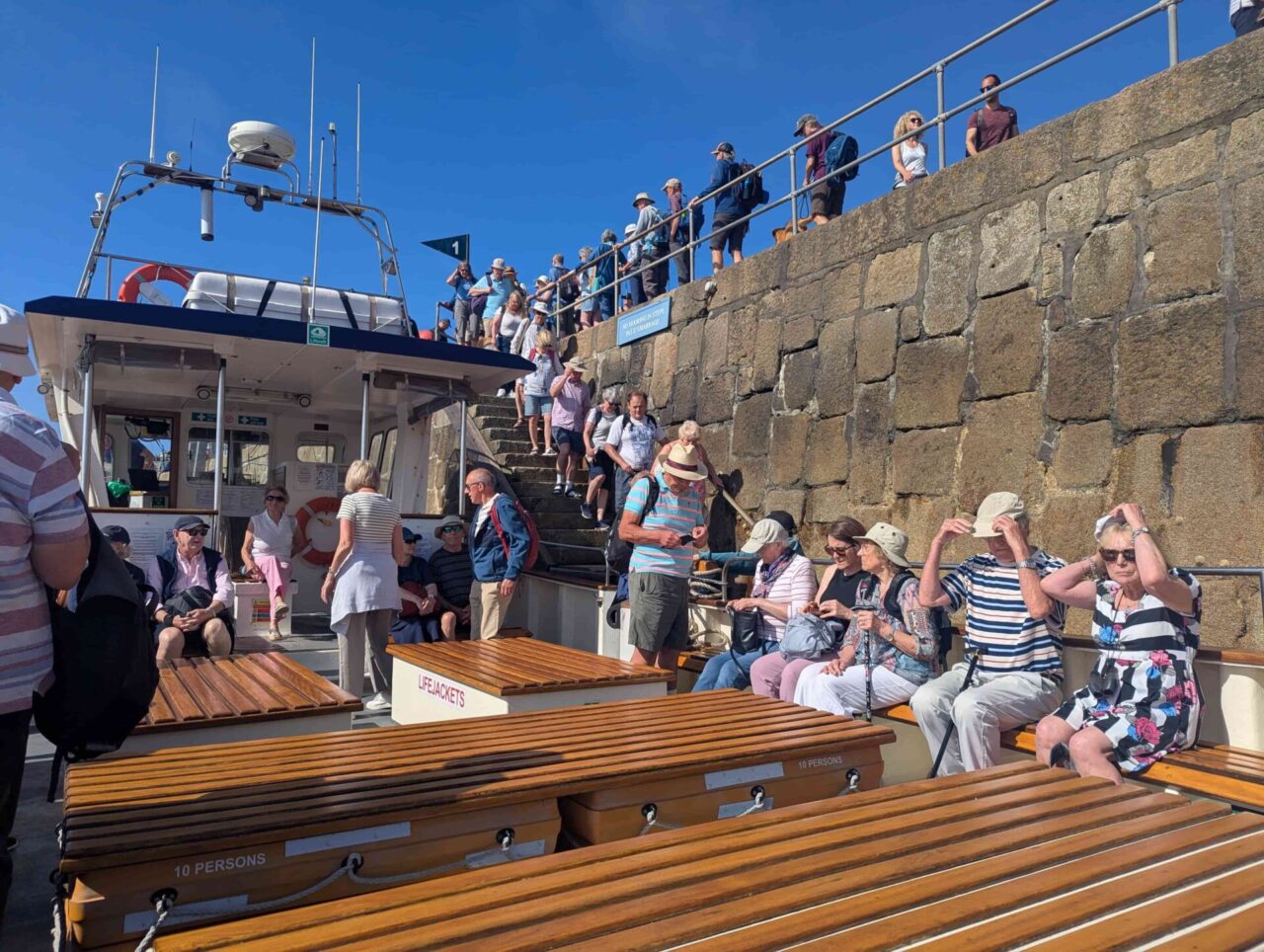 View from inter-island boat from St Mary's Quay
