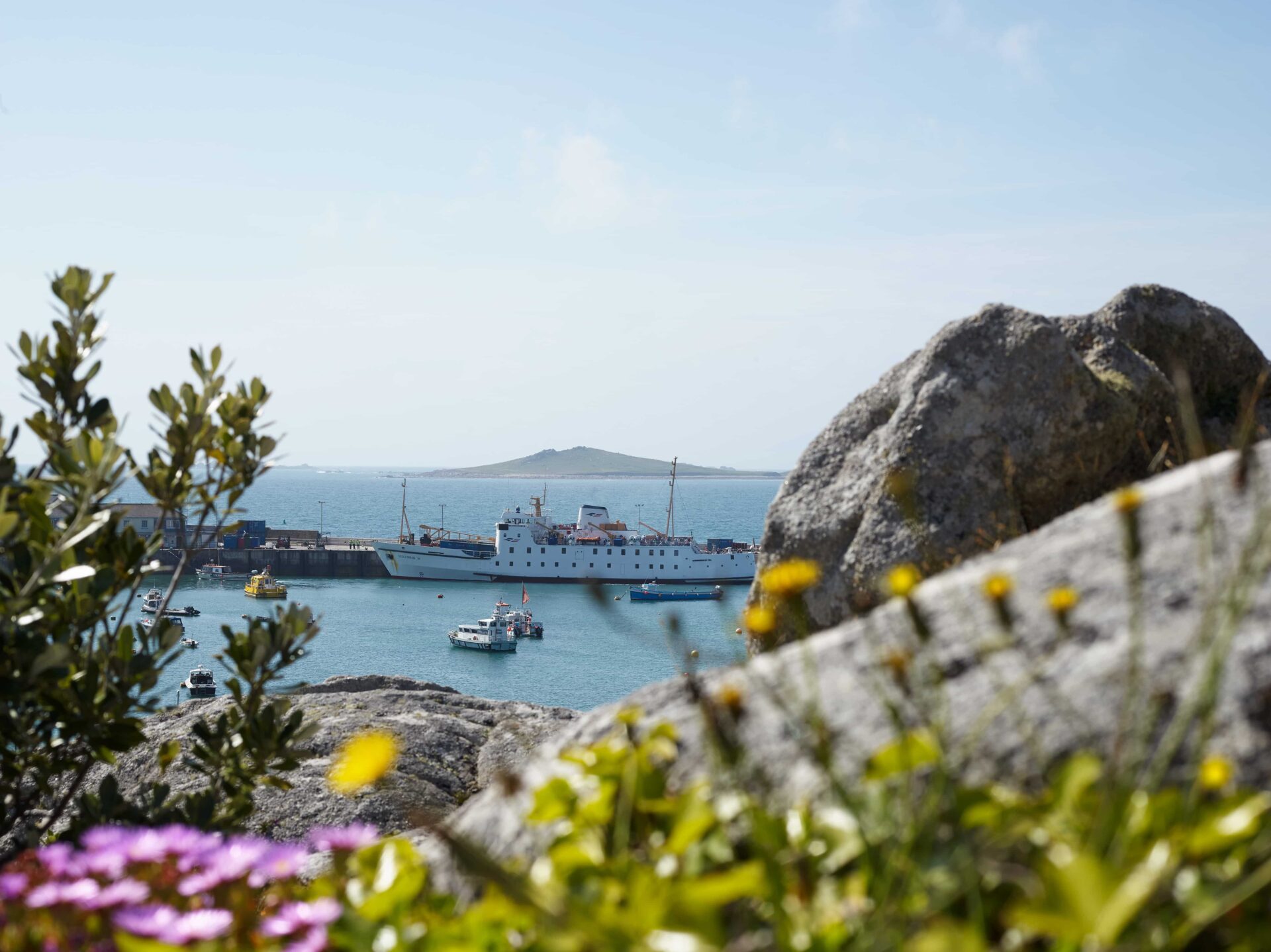 Scillonian on St Mary's Quay
