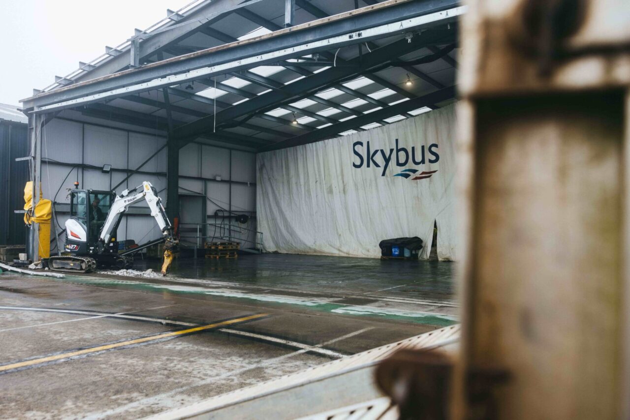 works taking place at lands end airport