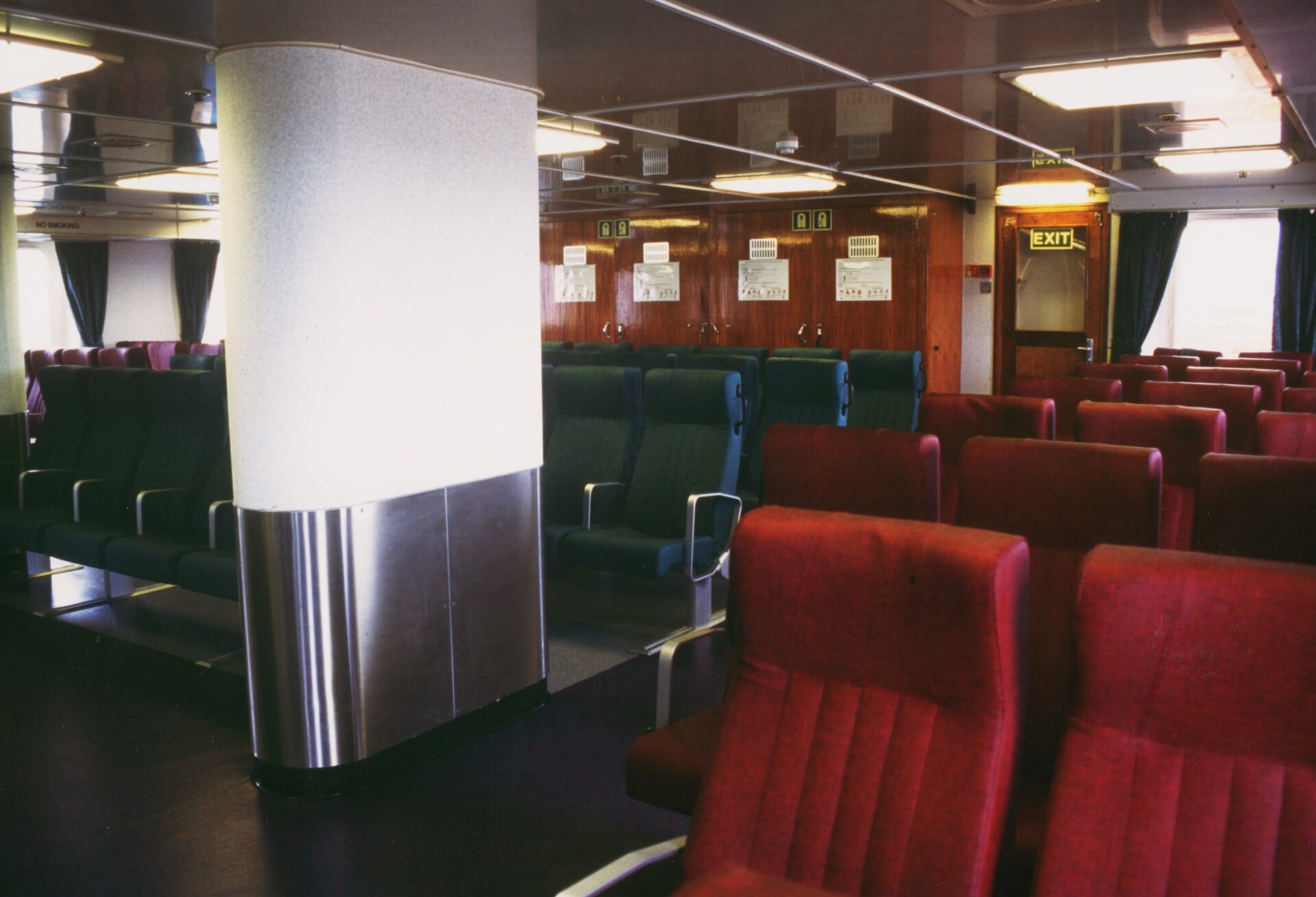 Scillonian III passenger lounge taken between 1977-1989